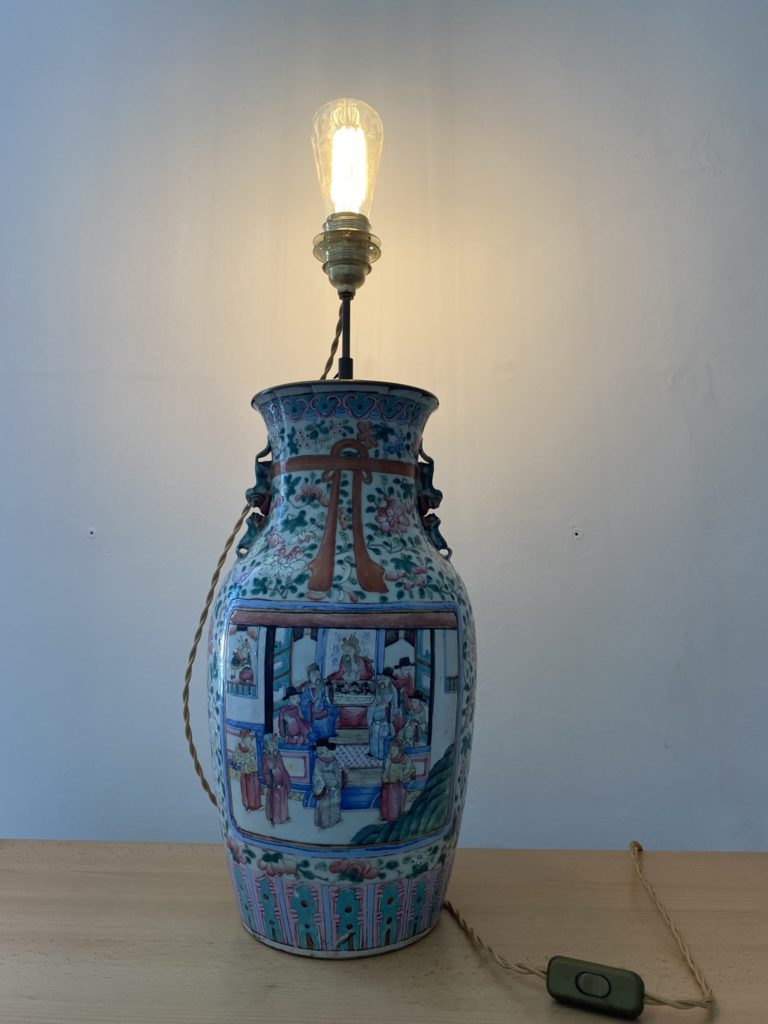lampe avec abat-jour